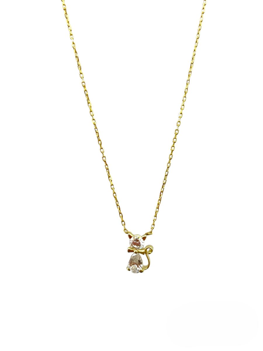 Kedi Kolye Gold