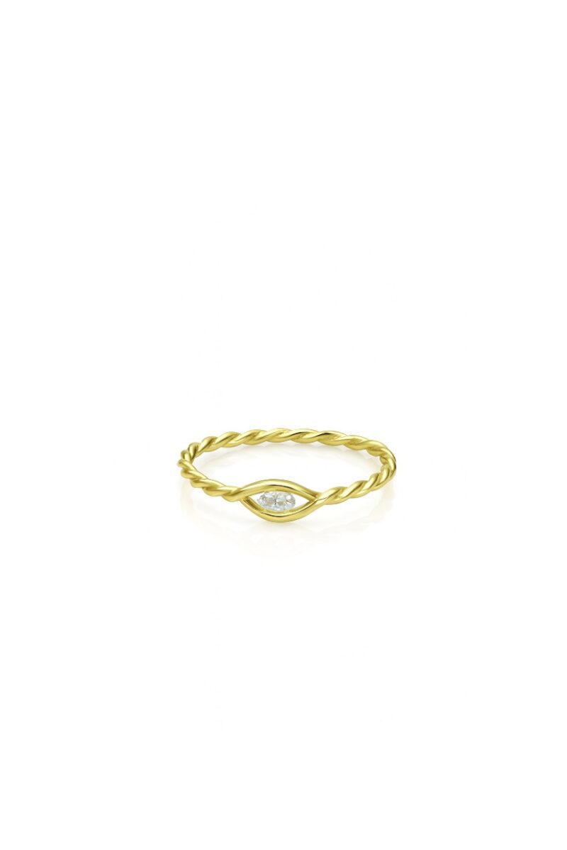 Burgu Gold Göz Yüzük