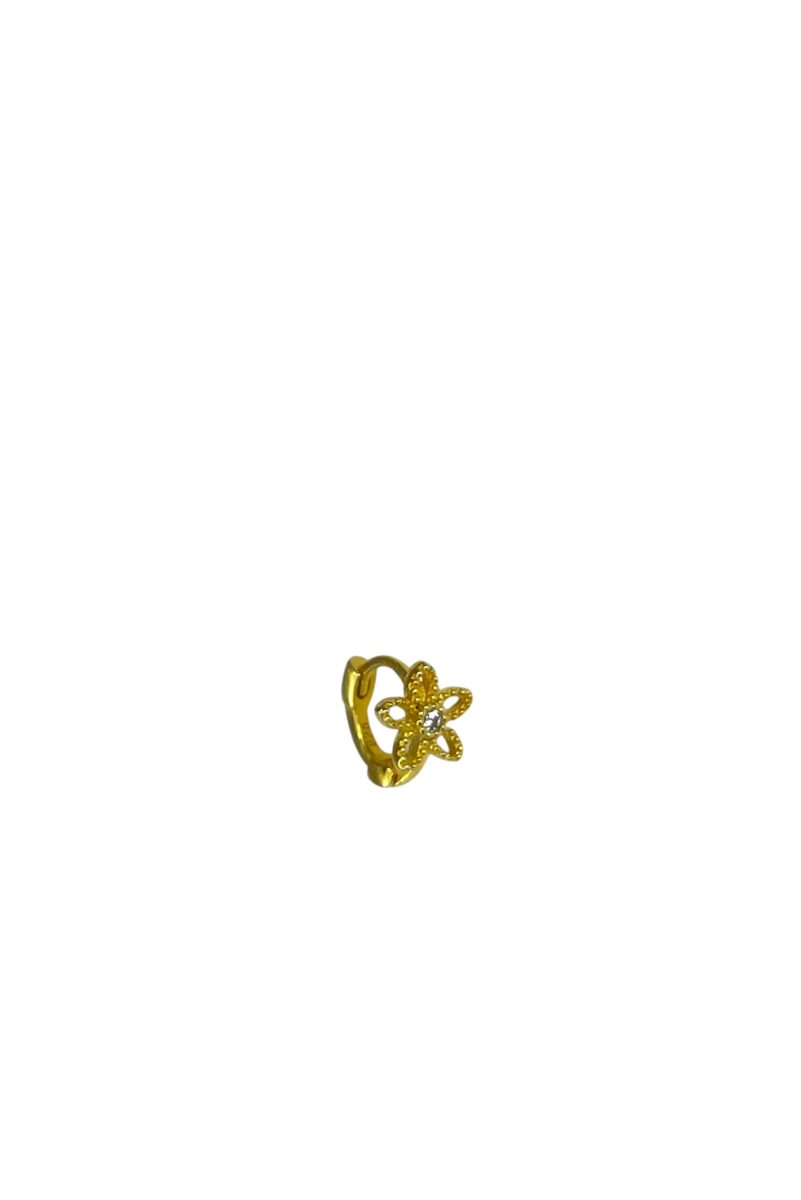 Çicek Gold Halka Piercing