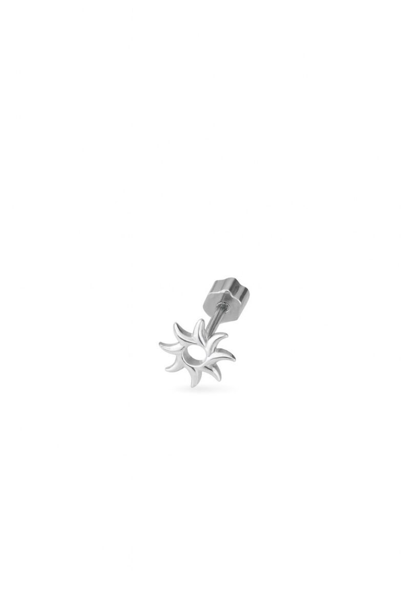 İçi Boş Güneş Piercing Silver