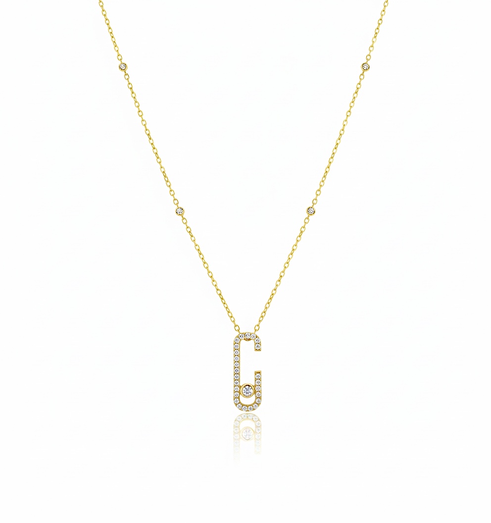 Messika Model Topçuk Zincirli Gold Kolye