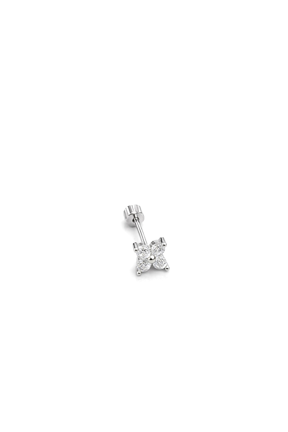 Mini Silver Çiçek Piercing | New Collection