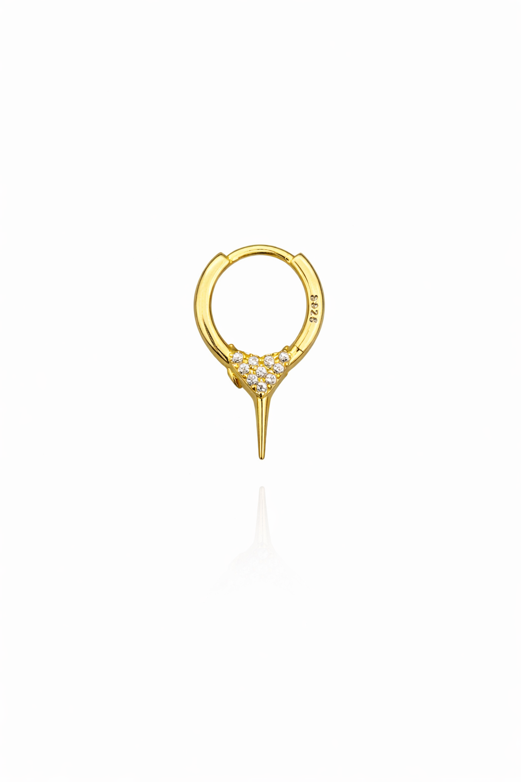 Işıltılı Gold Halka Piercing | New Collection