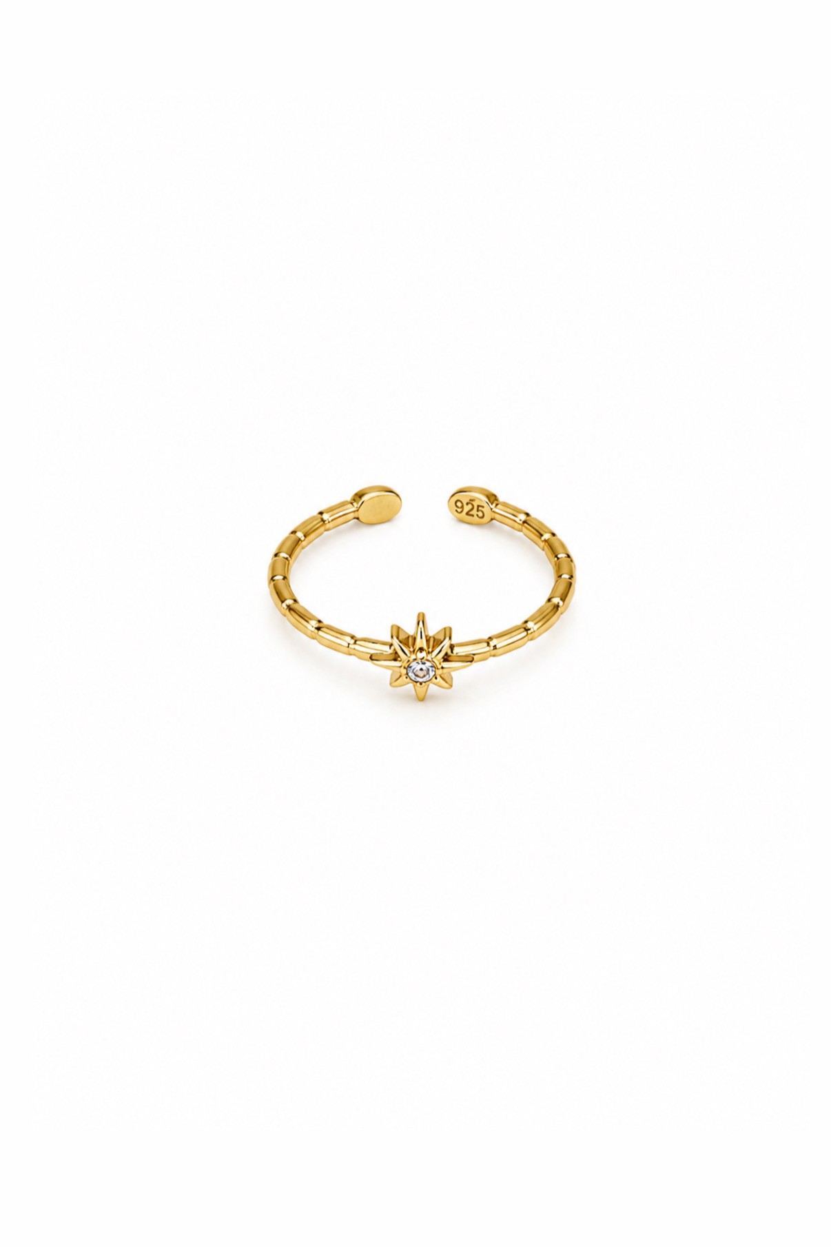 Mini Kutup Yıldızı Ayarlanabilir Yüzük Gold