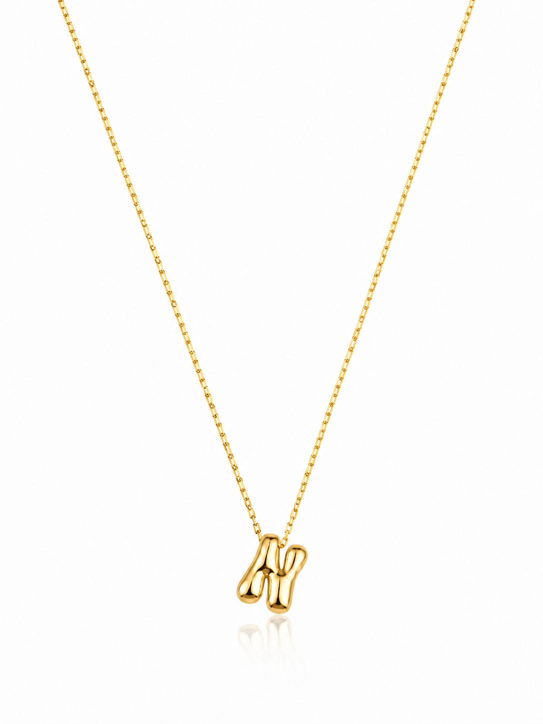 Balon Gold Harf Kolye ”N”